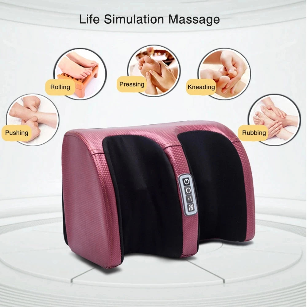 Electric Foot Massager Heated Vibrator Machine