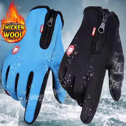 Winter Gloves For Men Waterproof Windproof