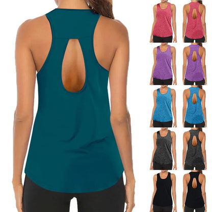 Breathable Sleeveless T-shirt Gym Fitness Running Shirts