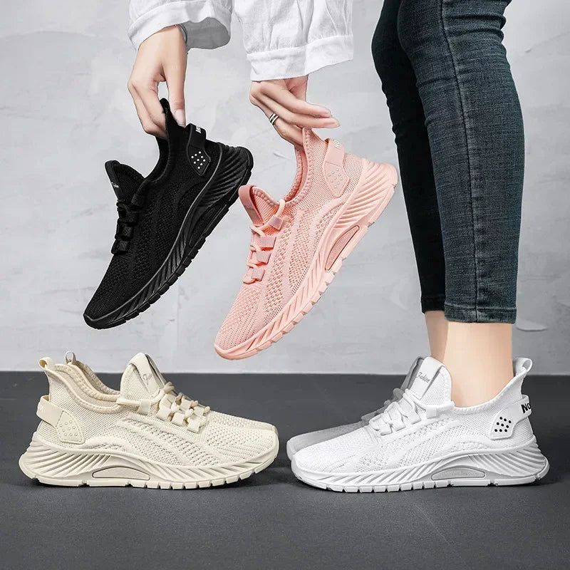 Casual Knitted Mesh Breathable Shoes for Women