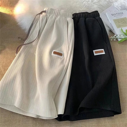 Men's Workout Running Shorts 7 Inch Lightweight Athletic With Pockets No Liner Quicking Dry Y2k Streetwear Oversize Sweatpants