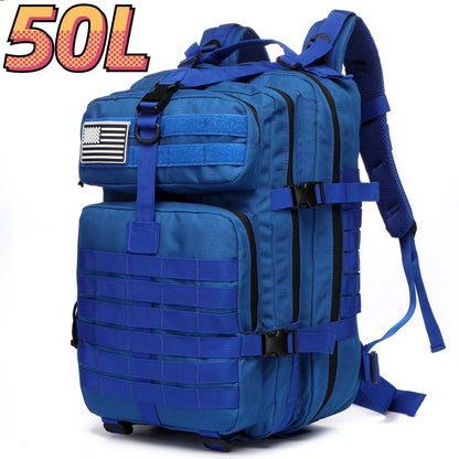 25L/50L  Tactical Sports Camping Hiking Sturdy Backpack