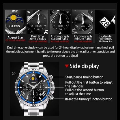 Luxury Brand Men's  Sports Quartz  Watch