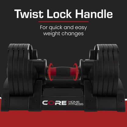 Adjustable Dumbbell Weight Set