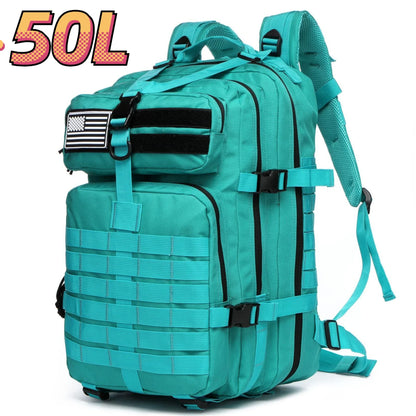 25L/50L  Tactical Sports Camping Hiking Sturdy Backpack