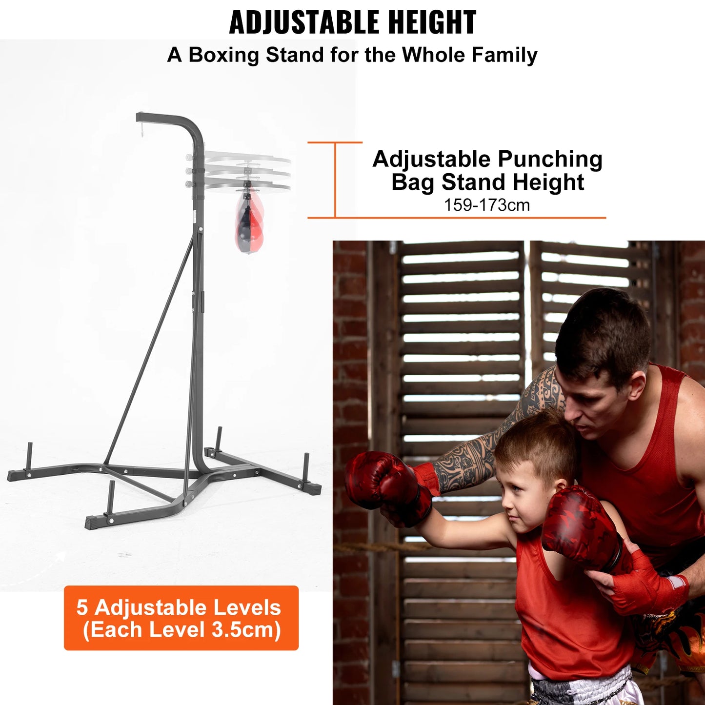 2 in 1 Punching Bag Stand