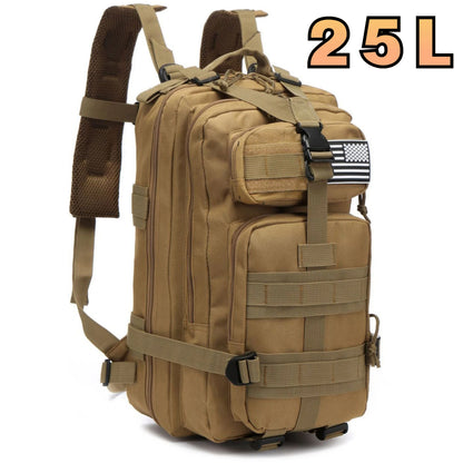 25L/50L  Tactical Sports Camping Hiking Sturdy Backpack