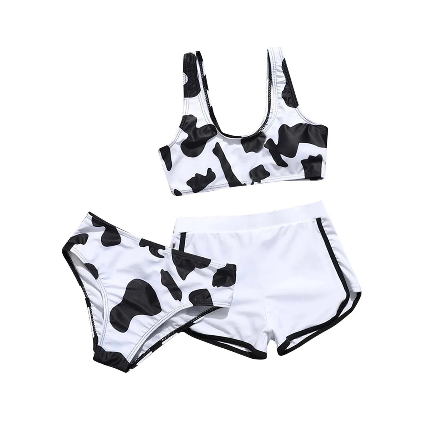 Toddler Baby Girl's 3 Piece Swimsuits