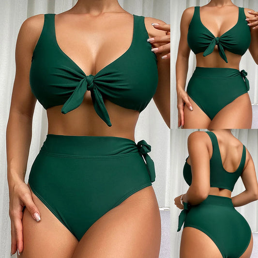 Women Plus Size Swimwear Bikini Two Piece