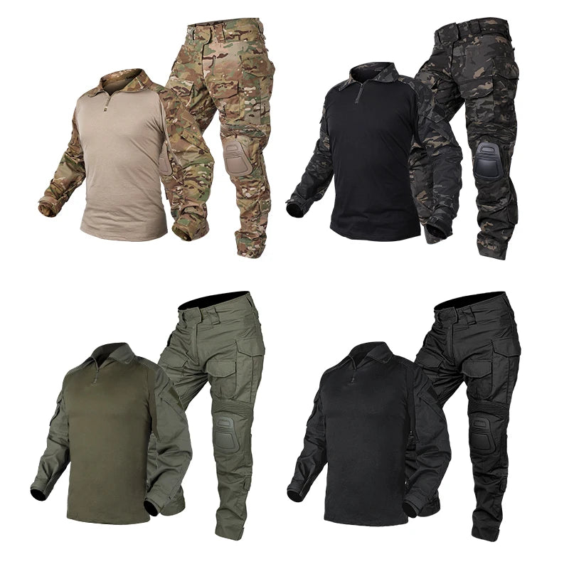 Hunting camouflage Sport Paintball Multi-camo Black Clothing