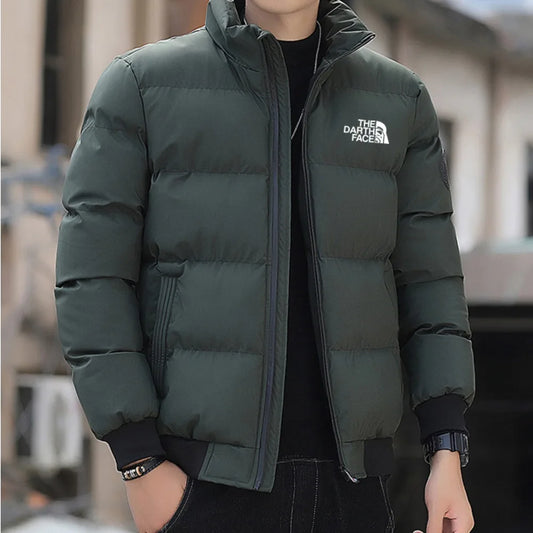 Men's windproof thick warm parka jacket