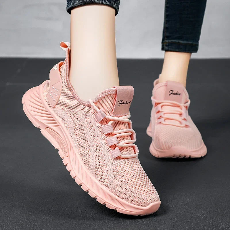 Casual Knitted Mesh Breathable Shoes for Women