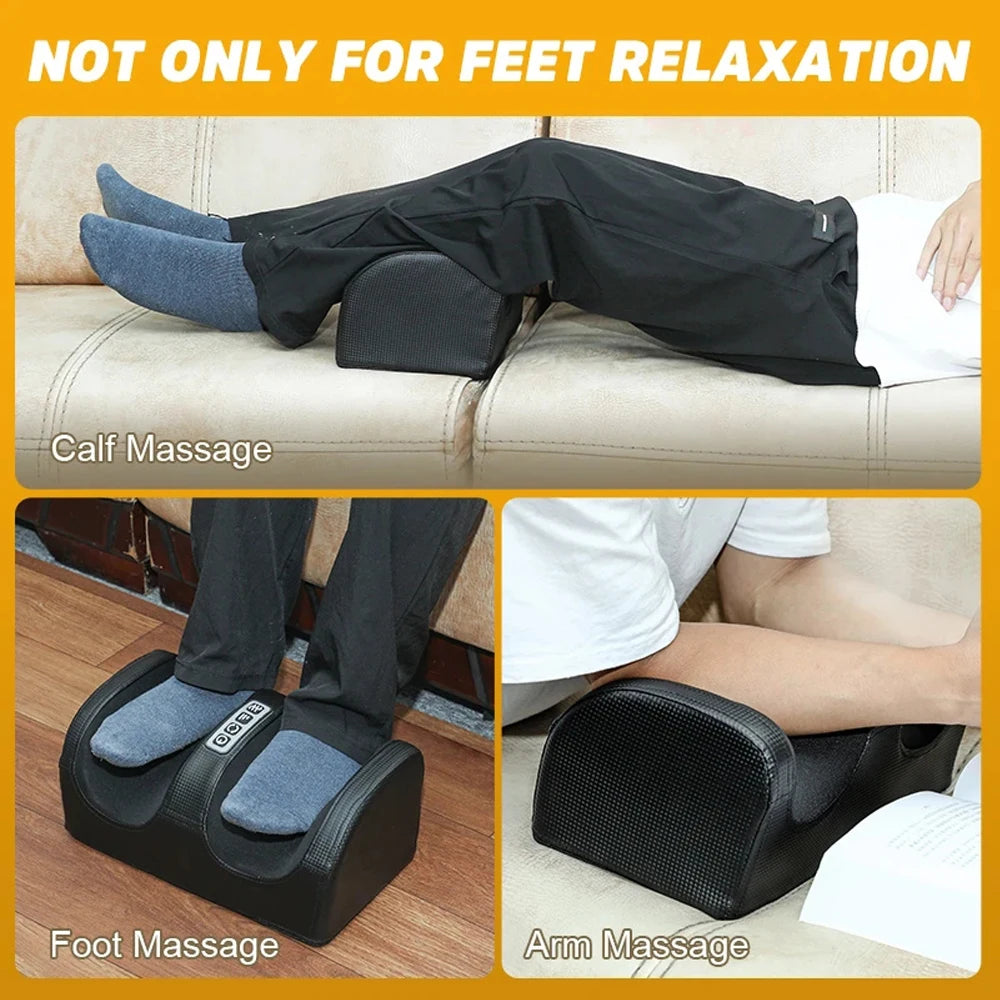 Electric Foot Massager Heated Vibrator Machine