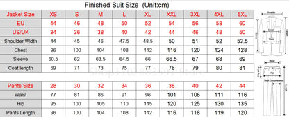 Men's Suits 3 Pieces Slim Fit Suit