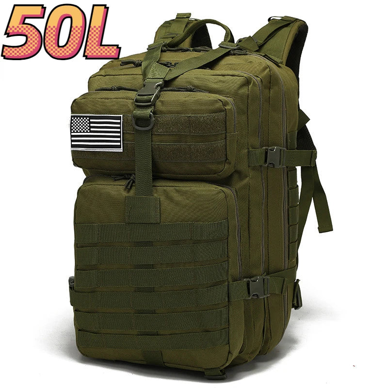 25L/50L  Tactical Sports Camping Hiking Sturdy Backpack