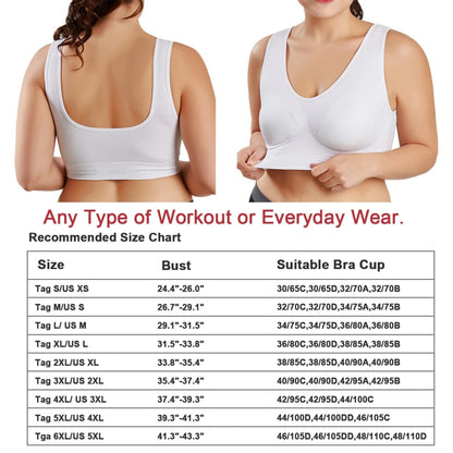 3 Pack Back Smoothing Sport Running Bras