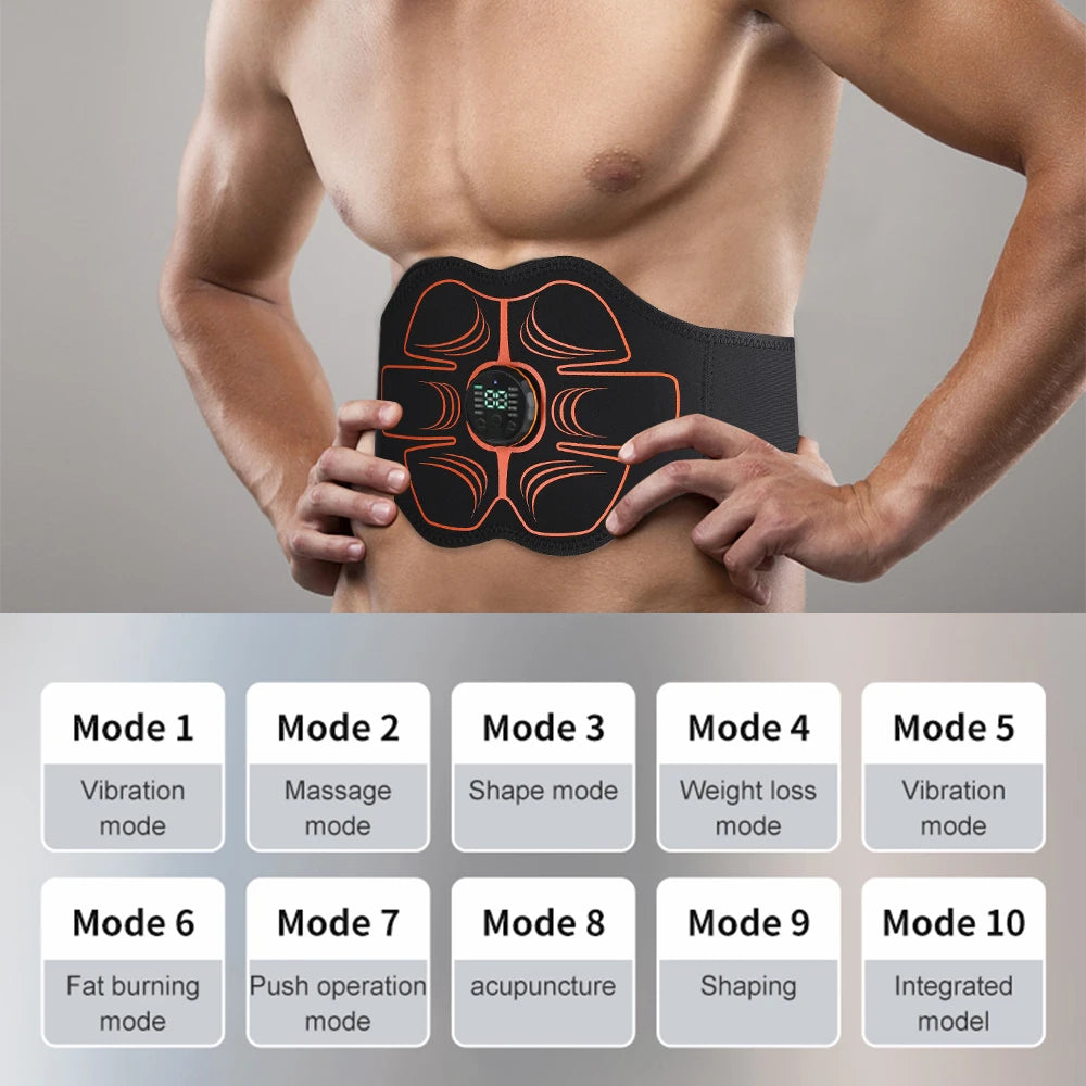 Electric Abdomen Slimming Belt Muscle Stimulator