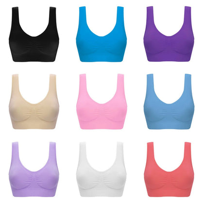 3 Pack Back Smoothing Sport Running Bras