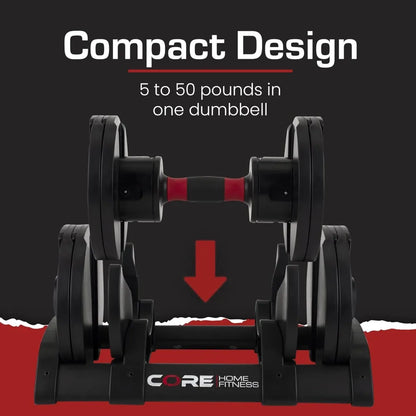 Adjustable Dumbbell Weight Set