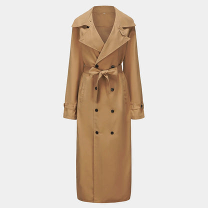 Men's Thin  Designer Overlong British Trench Coat