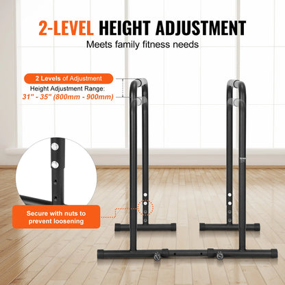 440/500lbs Capacity Adjustable Height Fitness  Station Stabilizer