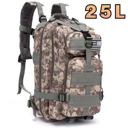 25L/50L  Tactical Sports Camping Hiking Sturdy Backpack